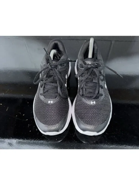 Under Armour Charged Escape 3 Womens Athletic Running Shoes Size 9.5 Black White - Picture 4 of 8